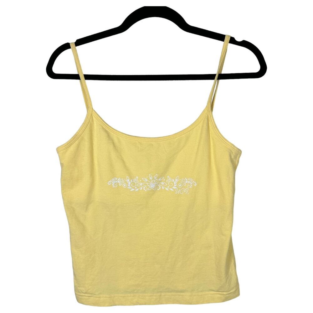 Gear for Sports University of Central Florida UCF Yellow Fitted Crop Tank Large